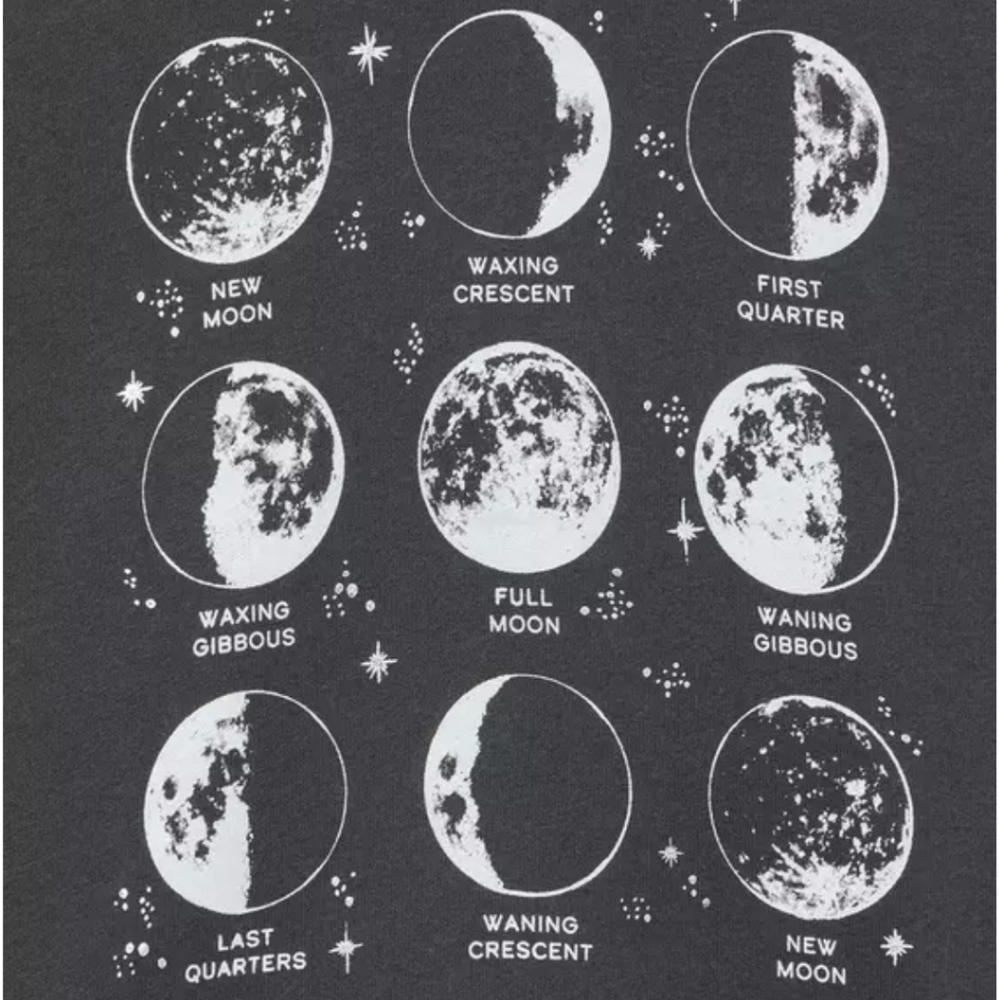 Lunar Phases Graphic Sweatshirt - Picture 3 of 6